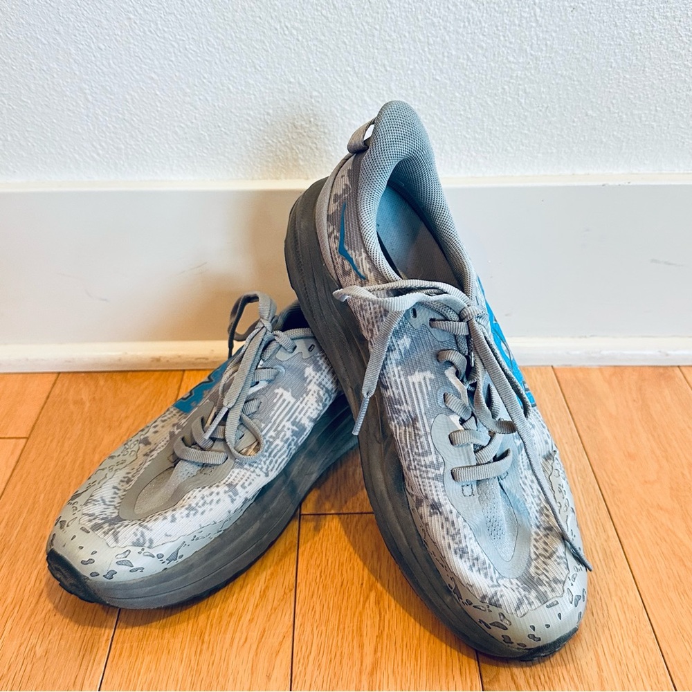Hoka Speedgoat 6 Womens Stellar Grey Asteroid Sneakers Trail Running Shoes 6.5